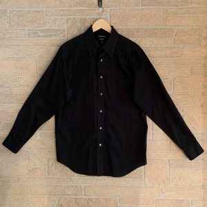 Croft & Barrow Broadcloth Classic Fit Black Shirt